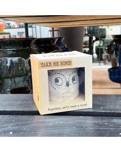 4" Owl Pot - Luna